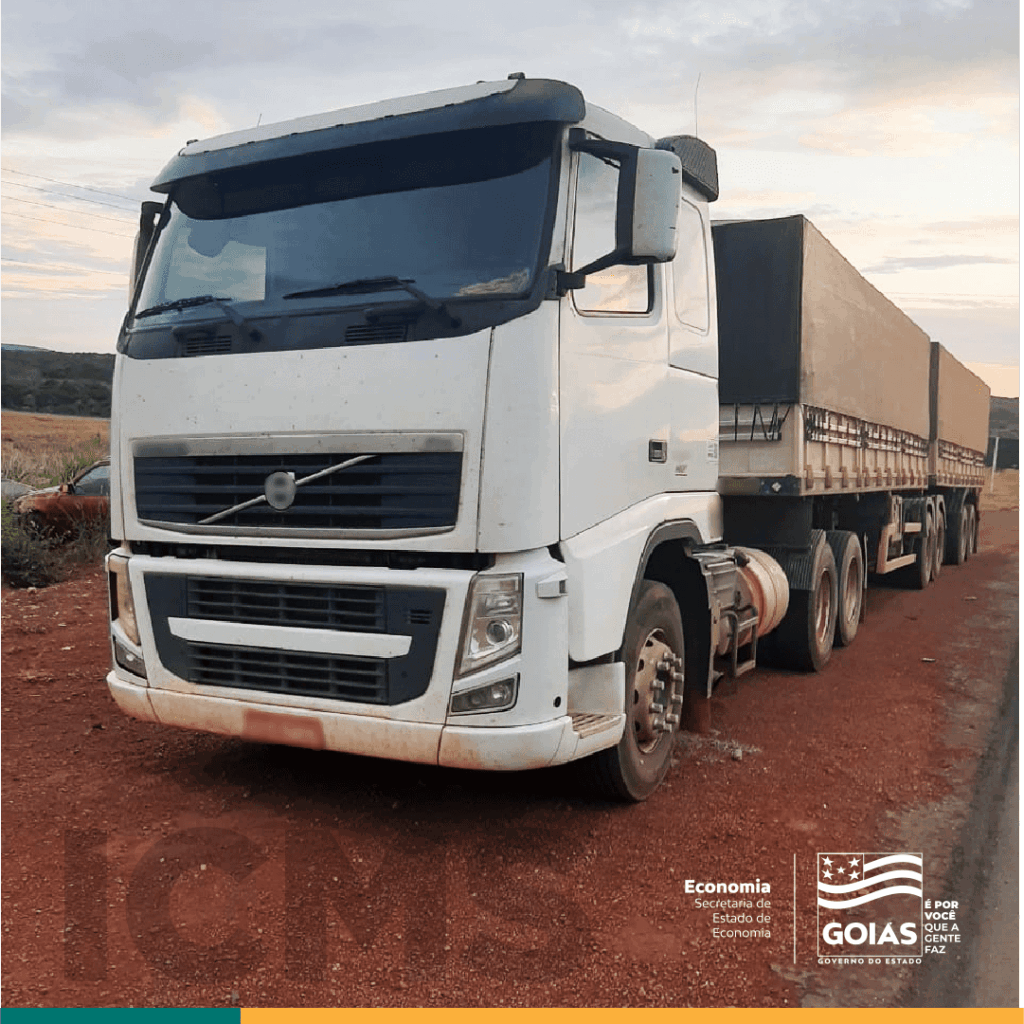 Infotrânsito identifica transporte irregular de quase 50 toneladas de feijão em Anápolis