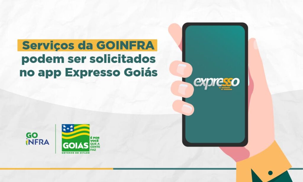 arte do expresso para serviços da Goinfra