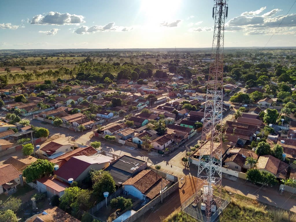 são miguel do araguaia vista aérea