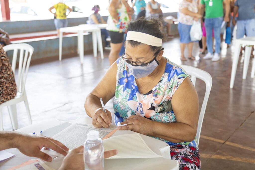 Coleta de escrituras do bairro Wilsina Barbosa 1