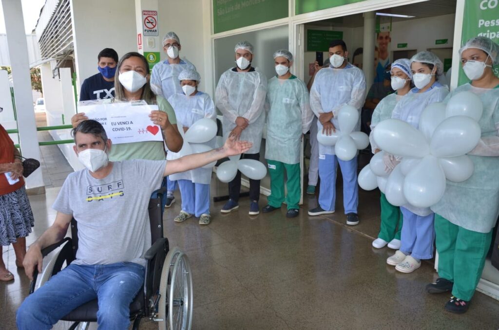 Paciente na saído do HESLMB