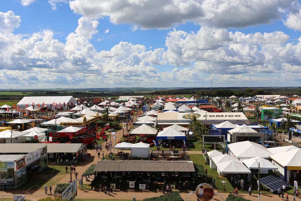vista aérea da Tecnoshow
