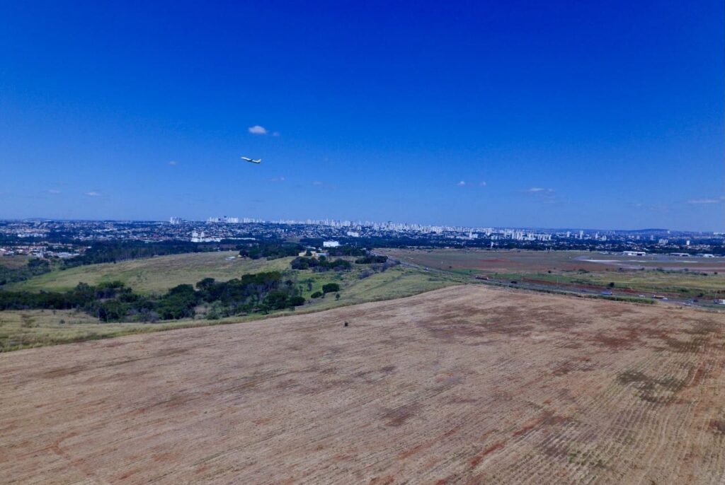 Área cedida para a construção do Hospital Estadual do Câncer
