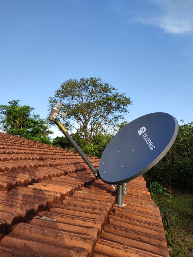 Internet via satélite