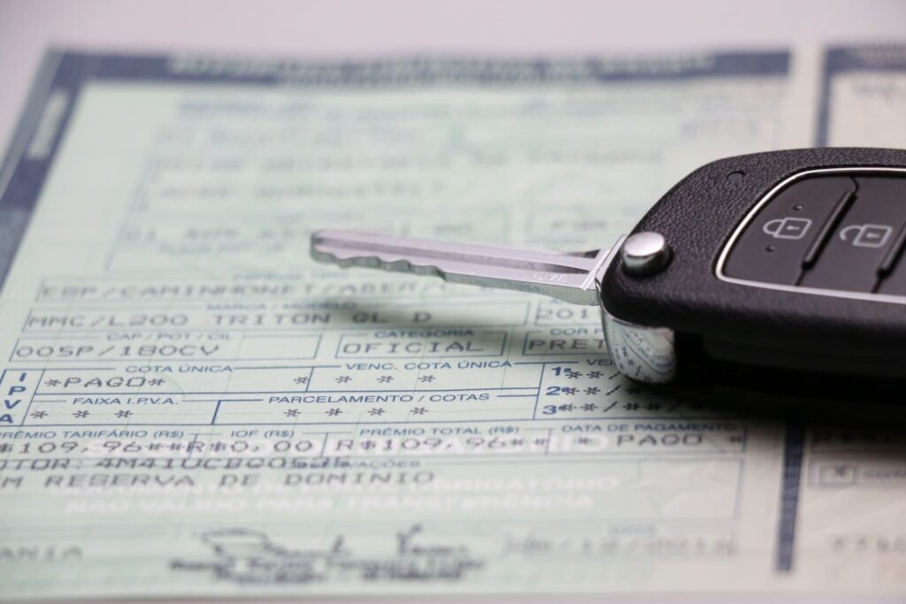 Documento de carro - isenção de IPVA- VEICULOS ISENTOS