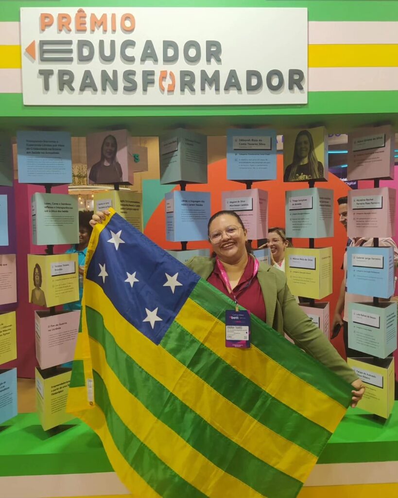 Professora que participou do Prêmio educador transformador 2023