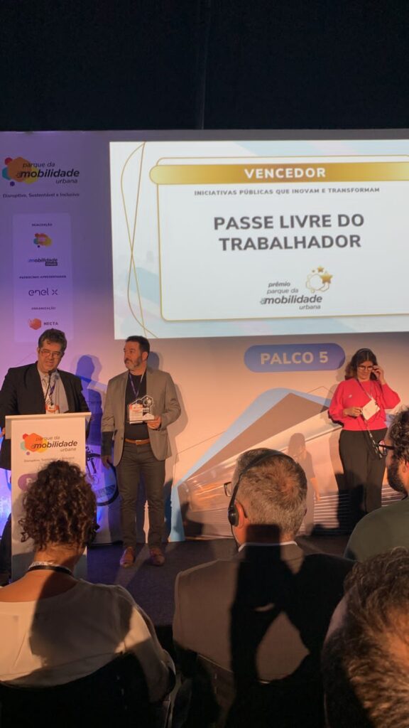 premiação do Programa Passe Livre do Trabalhador