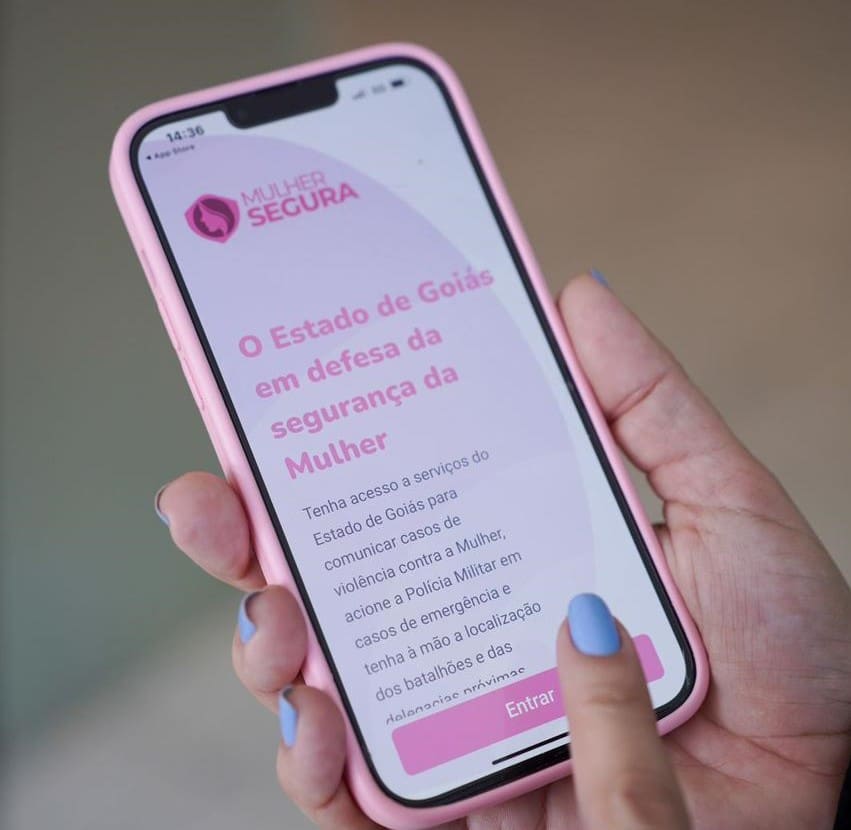 Aplicativo Mulher Segura reforça compromisso de Goiás no combate à violência contra a mulher-APLICATIVO MULHER SEGURA REFORÇA COMBATE À VIOLENCIA