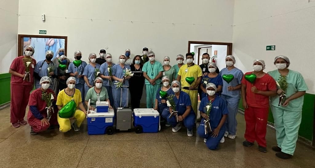Profissionais que atuam em transplante de órgãos recebem homenagem