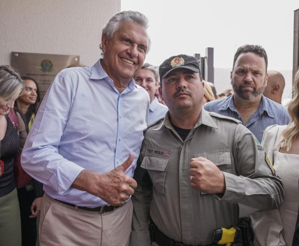 Caiado inaugura nova sede da Deam de Águas Lindas