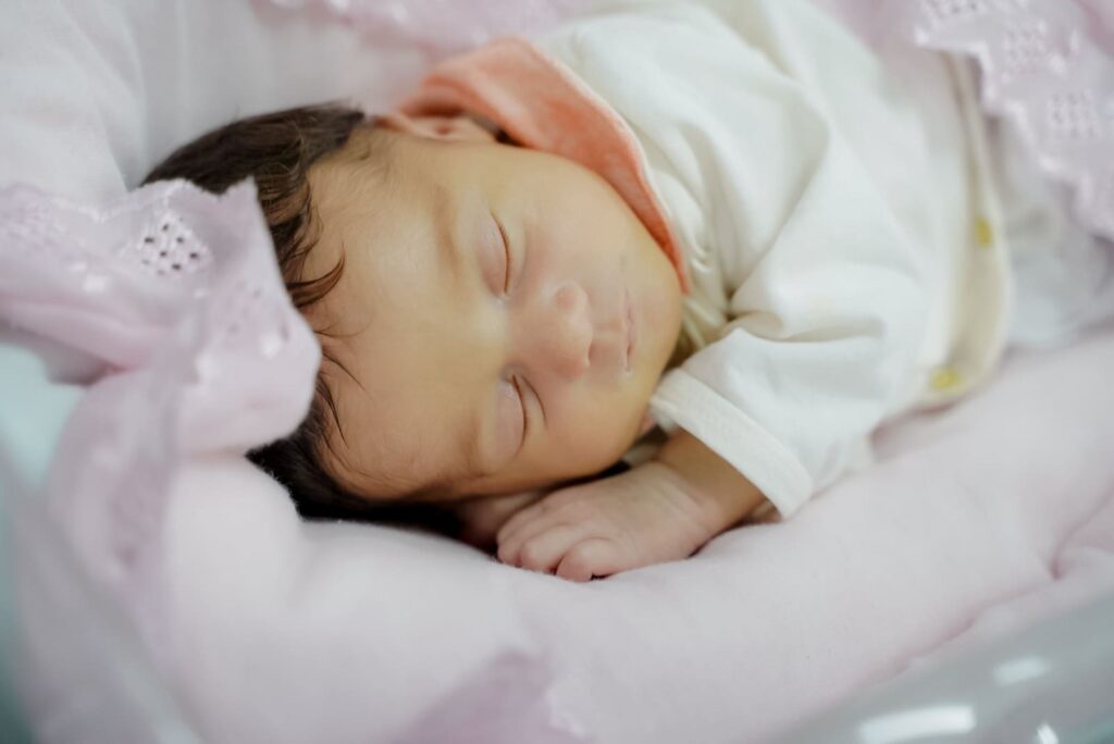 bebê paciente do Hospital Estadual da Mulhe