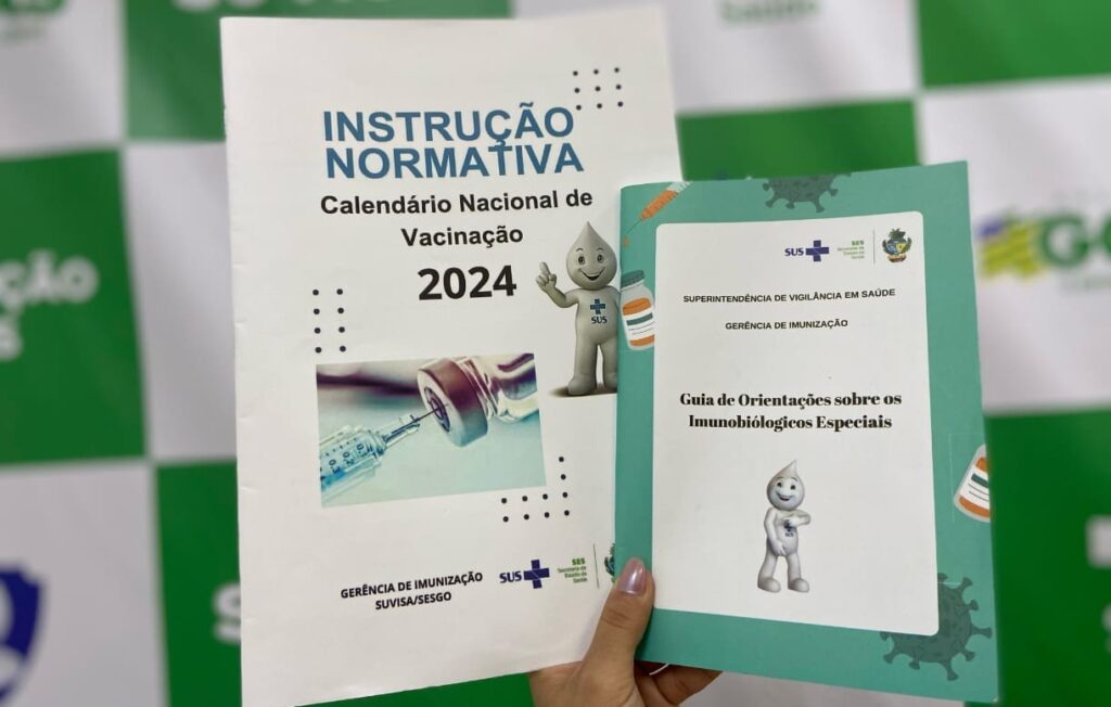 Saúde distribui informativo sobre vacinação em todo estado