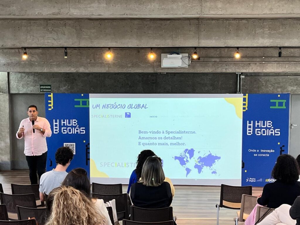 Evento de apresentaçào de startups selecionadas