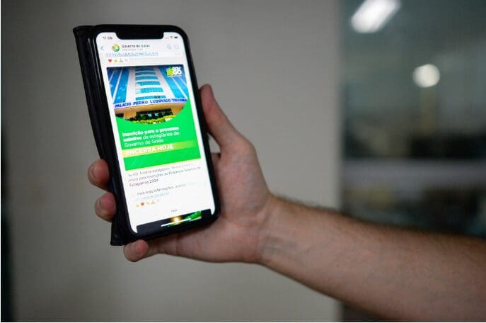 Governo de Goiás lança canal no WhatsApp para cidadãos