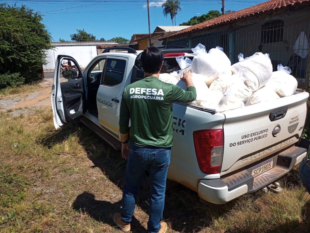 Fiscalização da Agrodefesa em Hidrolândia