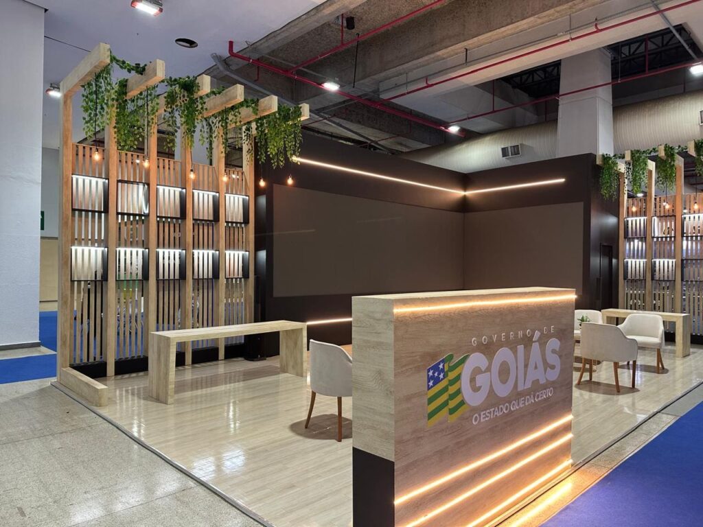 Estande do governo na Ficomex 2024