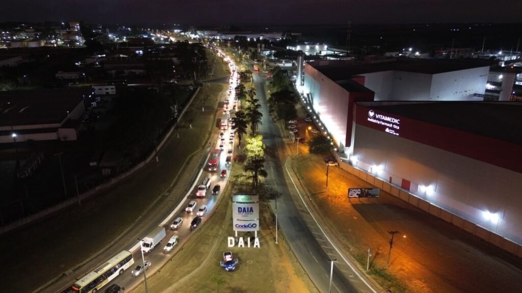 Vista aérea do Daia