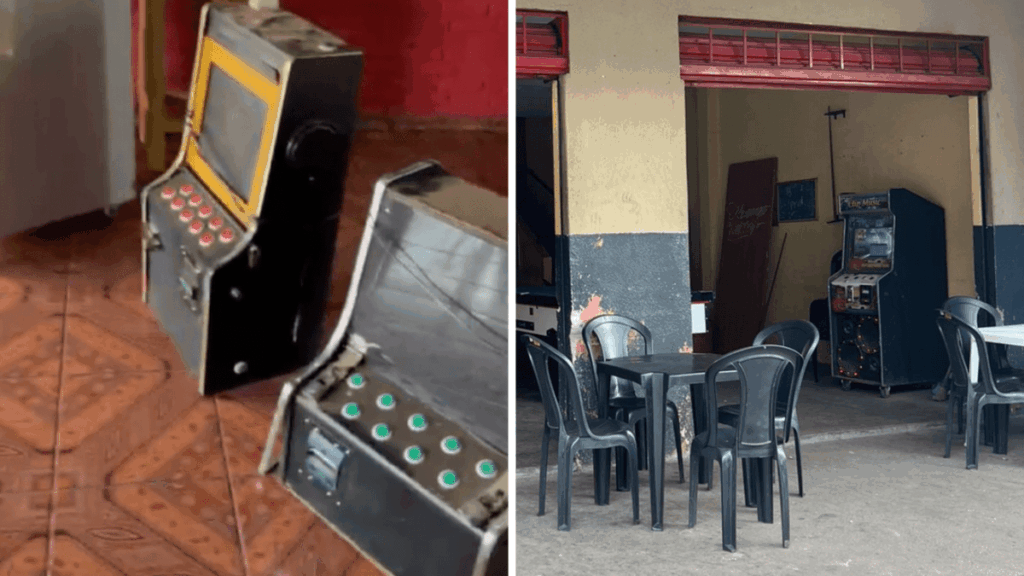 Operação Ludopatia apreende 19 caça-níqueis e prende 7 pessoas