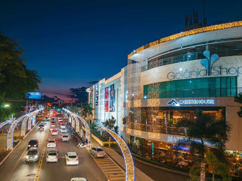 decoração de natal do Goiânia Shopping