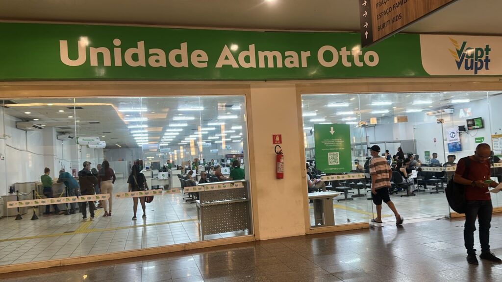 Fachada do Vapt Vupt do Buriti Shopping