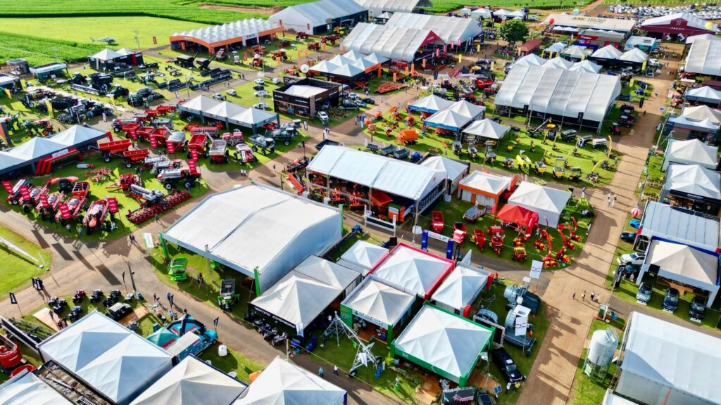 Vista aérea da Tecnoshow