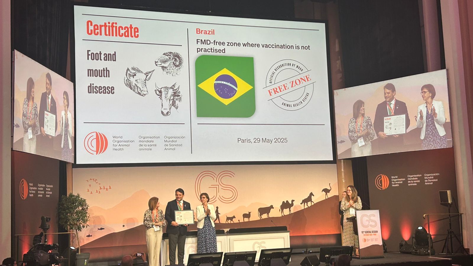 Goiás é oficialmente zona livre de febre aftosa sem vacinação