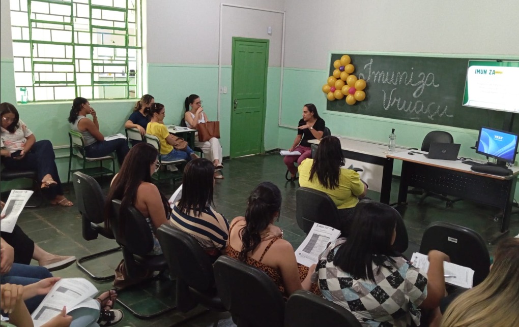 Sala de aula na Escola de Saúde