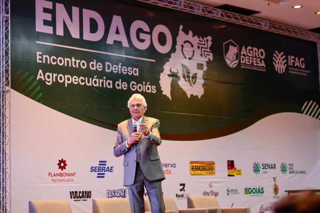 Caiado no Endago - celebra zona livre da febre aftosa sem vacinação