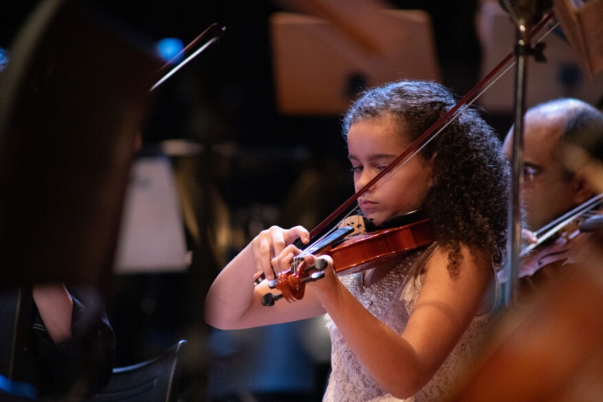 Concerto das Orquestras Infantil Mozart e Sinfônica Pedro Ludovico Teixeira