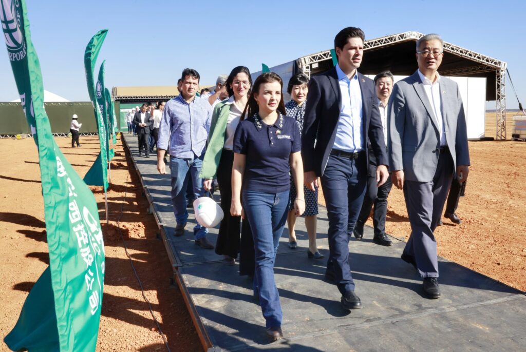 Daniel Vilela no lançamento do projeto de energia em Silvânia