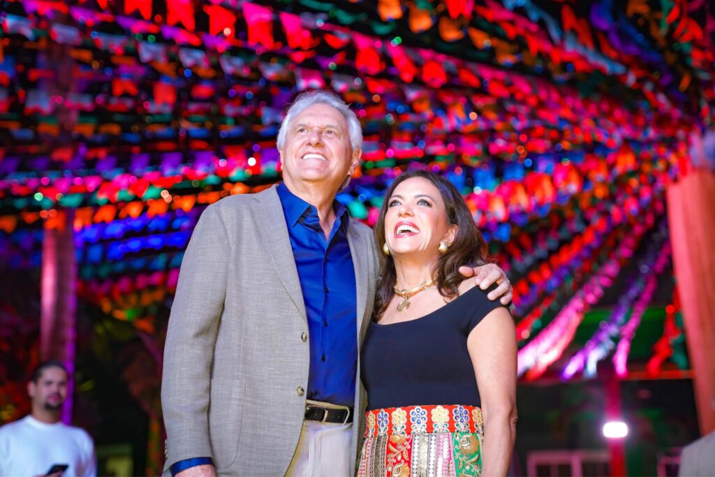 Caiado e Gracinha celebram solidariedade na 5º edição do Arraiá do Bem