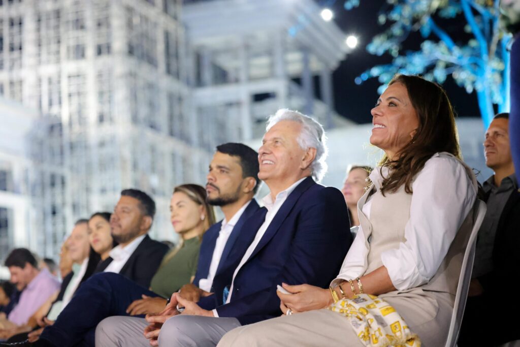 Agenda do governador e da primeira-dama para esta noite de domingo - Caiado e Gracinha