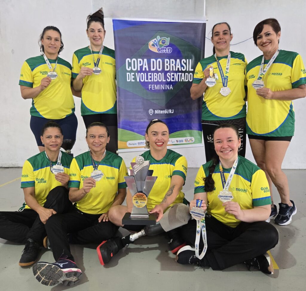 Jogadoras da Copa do Brasil de Vôlei Sentado