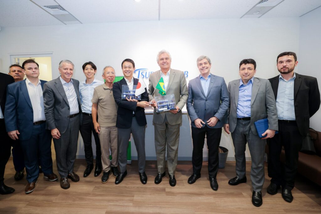 Caiado na Tsubame BHB, no Japão