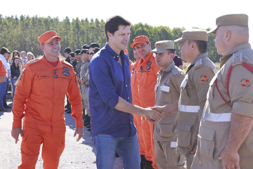 Daniel Vilela inaugura posto avançado dos Bombeiros em Caiapônia