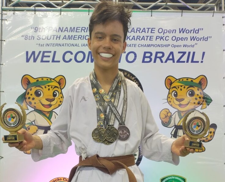 Davi Tolentino, bolsista do Pró-Goiás Atleta