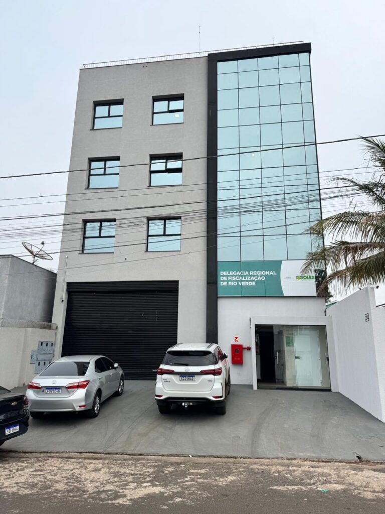 Fachada da Delegacia Fiscal de Rio Verde