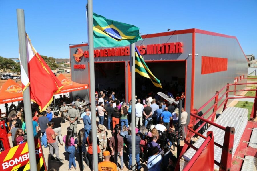 Inauguração do Destacamento de Novo Gama