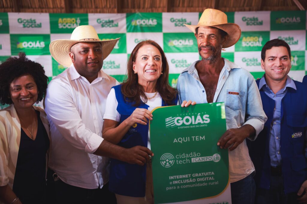 Gracinha Caiado no lançamento do programa Cidadão Tech Campo em Cavalcante
