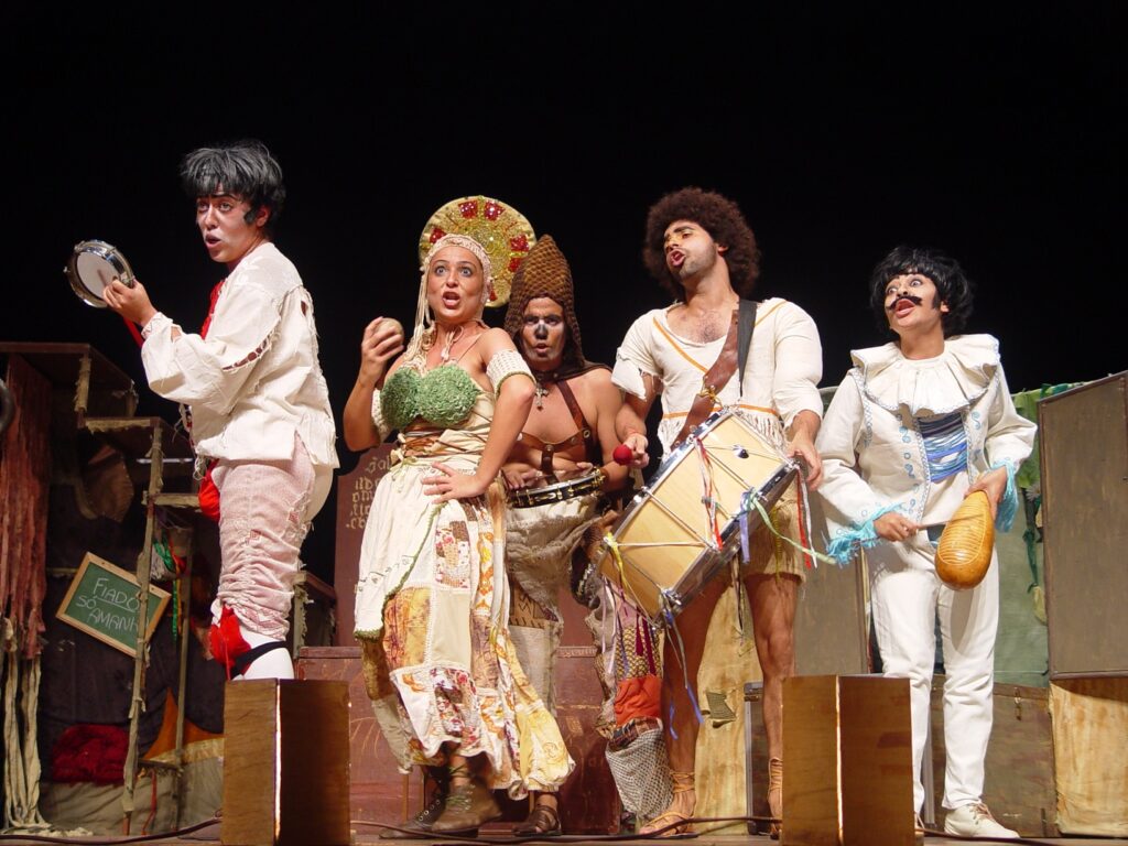 Apresentação de O Cabra que Matou as Cabras da Cia de Teatro Nu Escuro