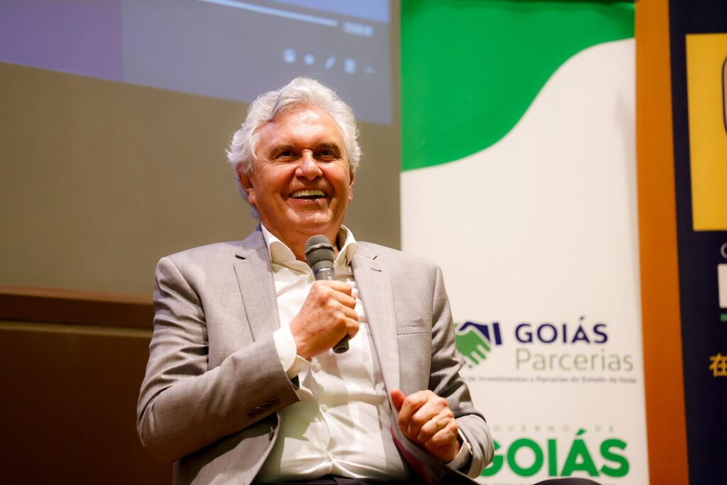No Japão, Caiado apresenta avanços de Goiás em palestra a empresários