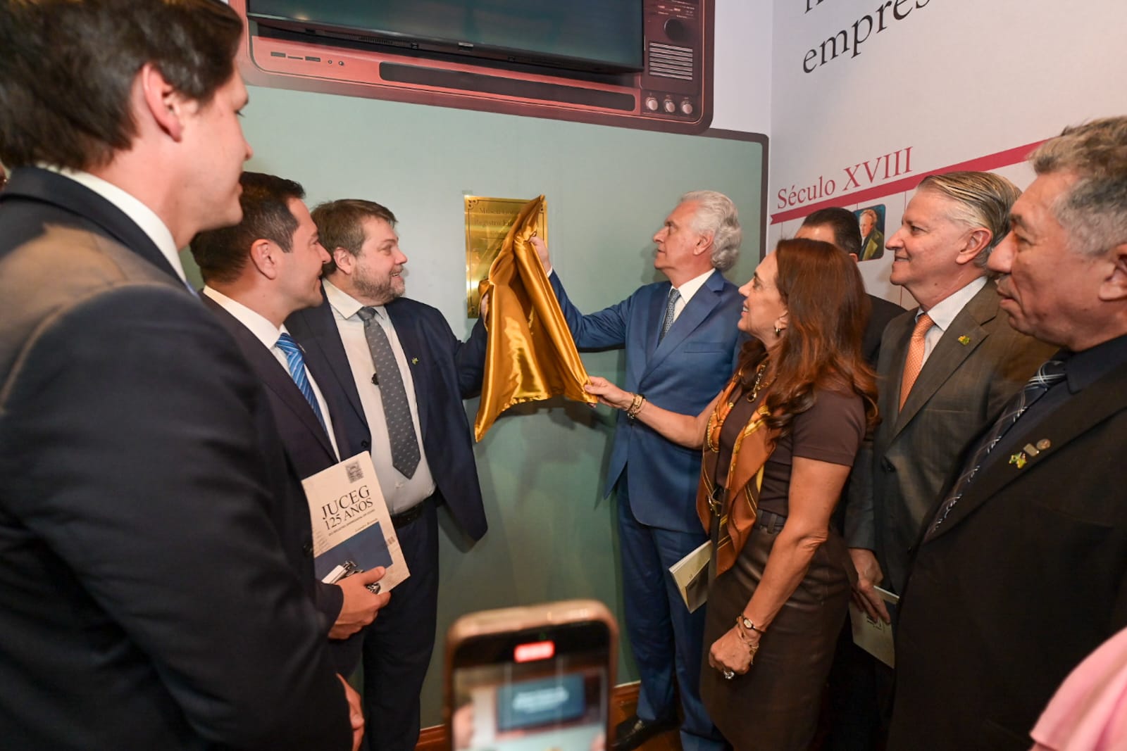 Na cidade de Goiás, Caiado prestigia inauguração do Museu da Juceg e da nova sede da OAB