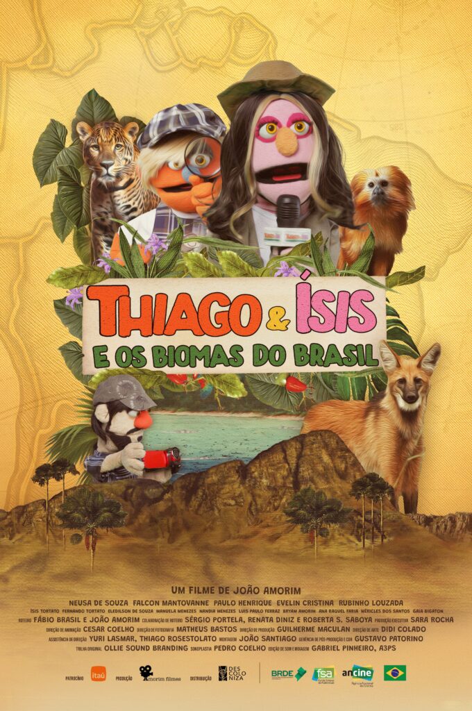 Thiago & Ísis e os Biomas do Brasil (2025, Brasil, Livre, 94 min, dir. João Amorim)