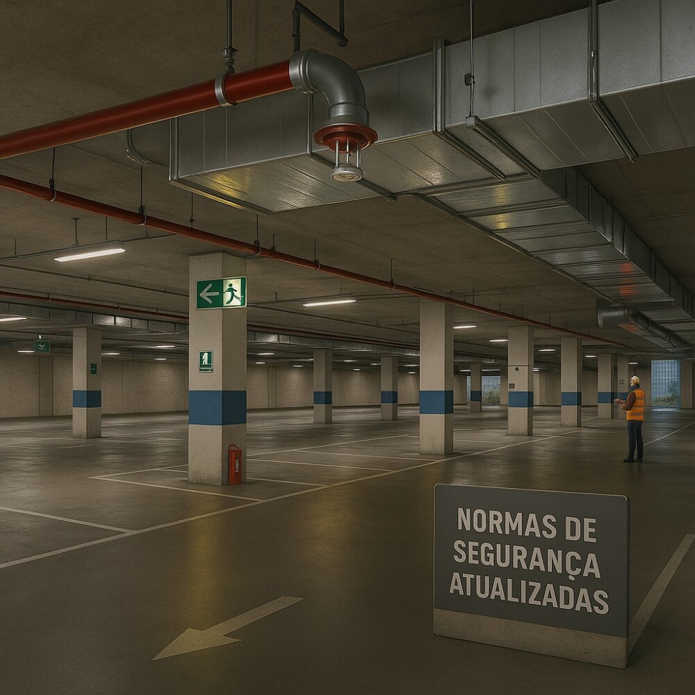 Bombeiros atualizam normas de segurança em estacionamentos