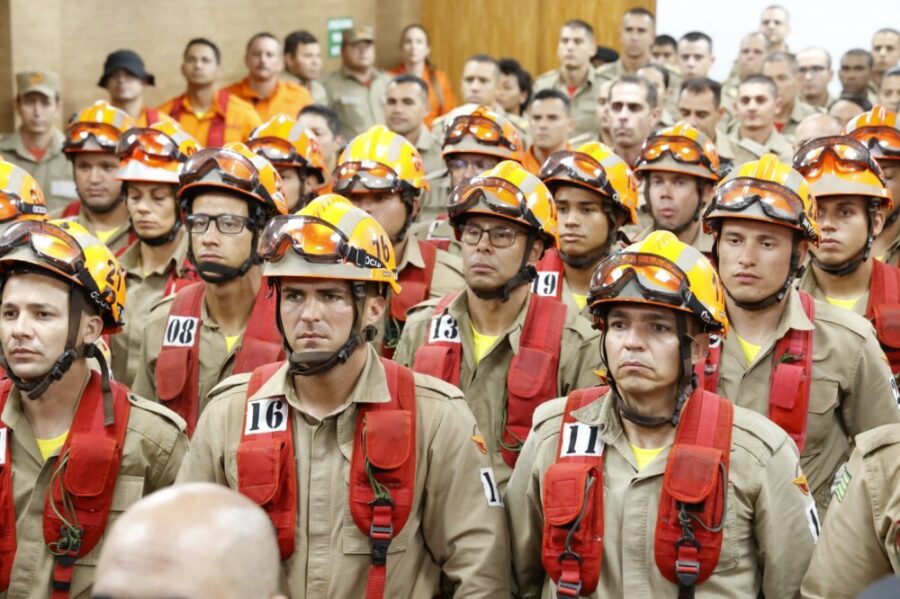 Alunos do Curso de Prevenção e Combate a Incêndio Florestal