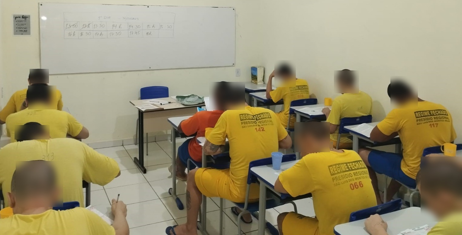 Inscrições de reeducandos no Enem bateram novo recorde em Goiás