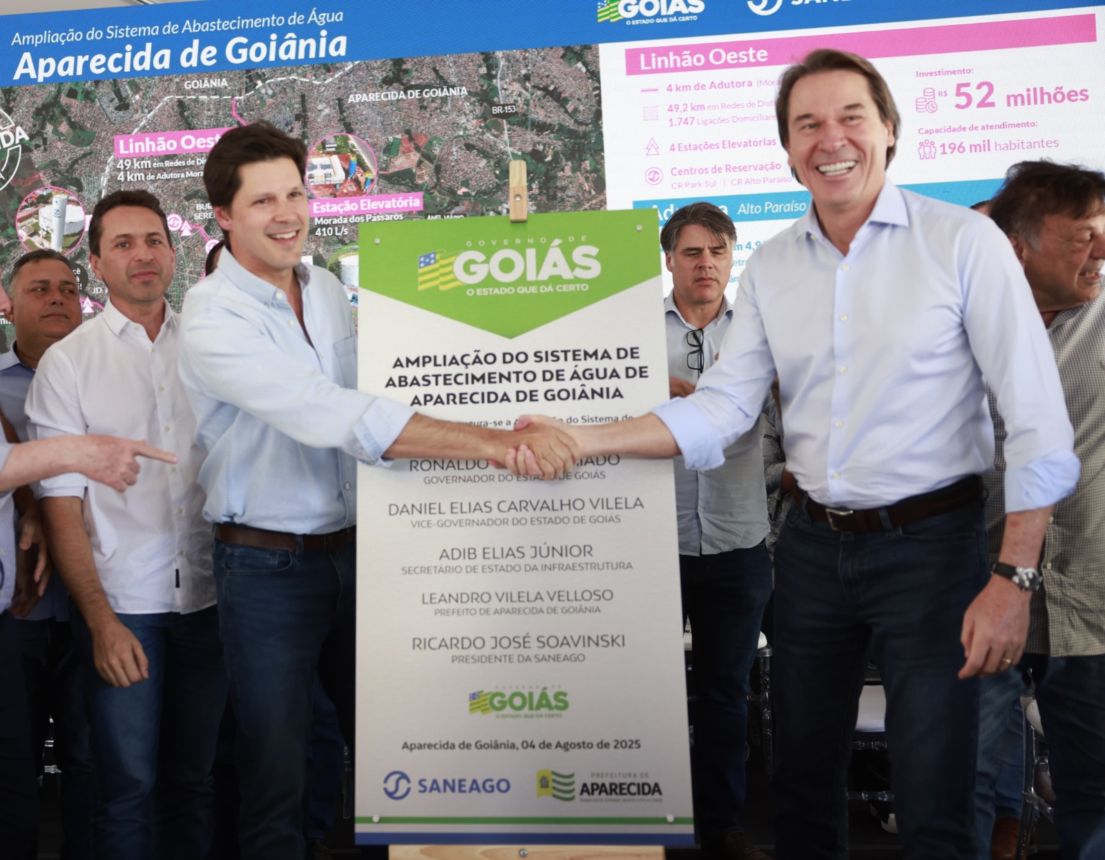 Inaugurado Sistema de Abastecimento de Água de Aparecida de Goiânia