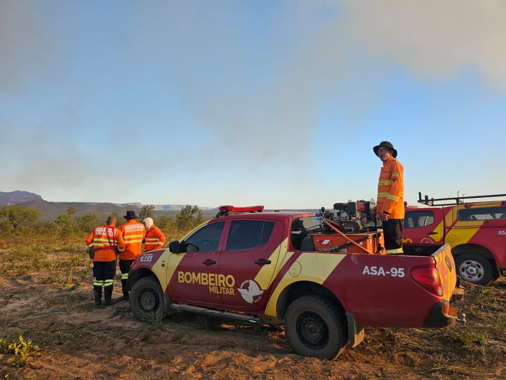 Semad no combate ao fogo no Parque de Terra Ronca