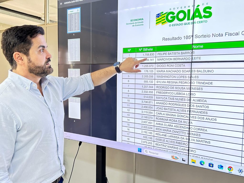 Sorteio do Nota Fiscal Goiana