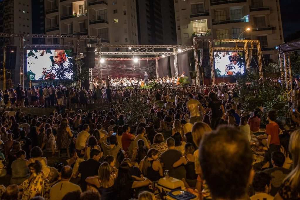 Filarmônica abre Canto da Primavera com concerto ao ar livre